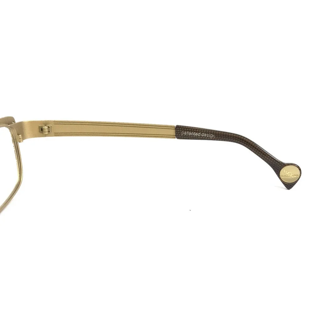 BOZ Eyeglasses Frames ZAYA 0050 Black Gold Cat Eye Full Rim 53-16-135